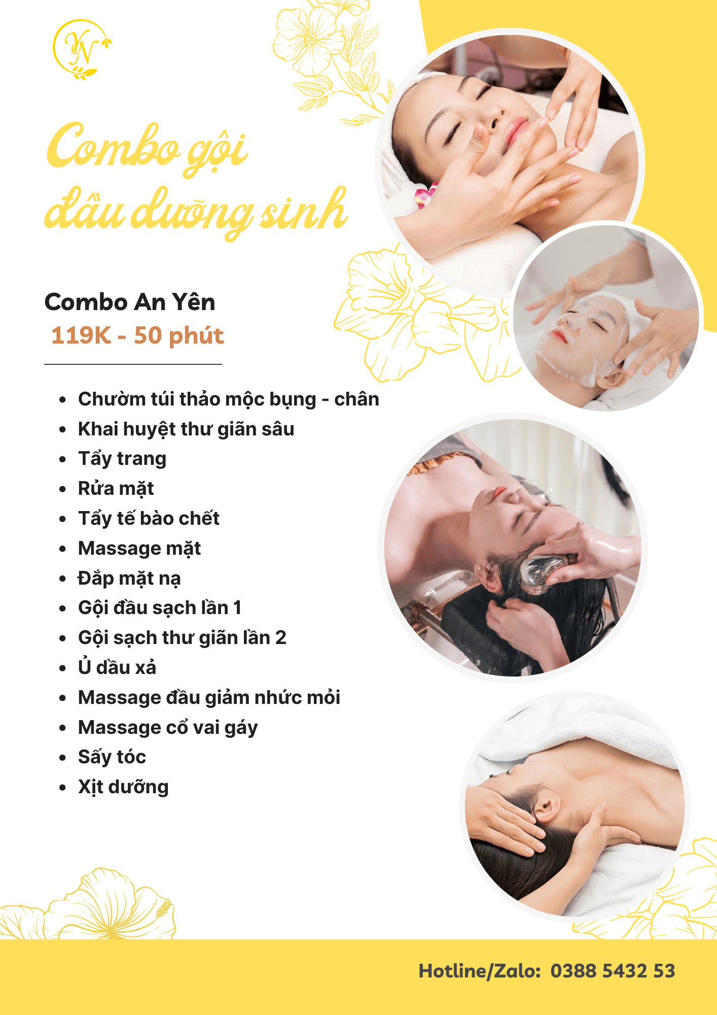 Combo goi dau 2 min