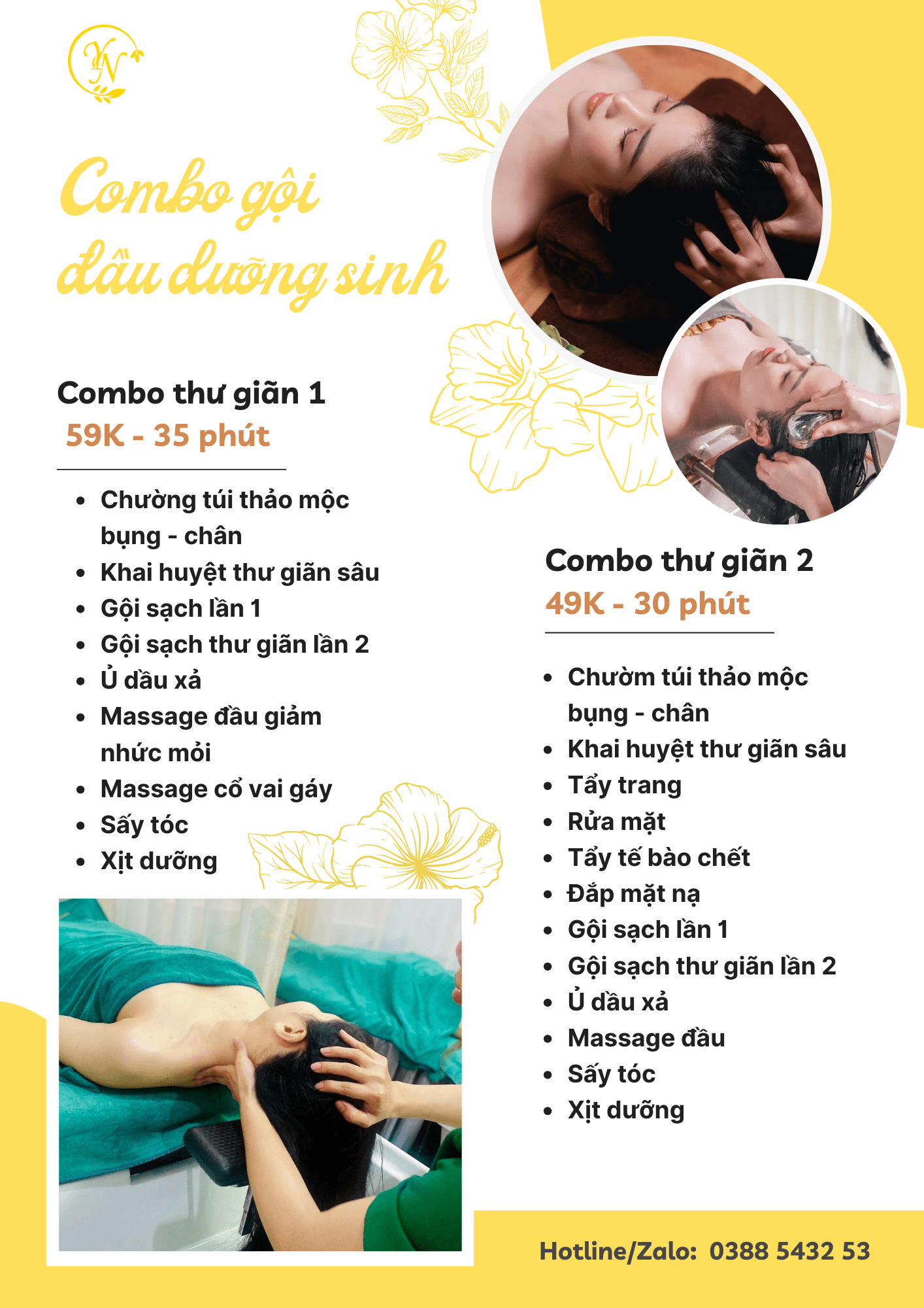 Combo goi dau min